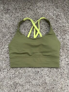 Lululemon Energy Bra Long Line size 4